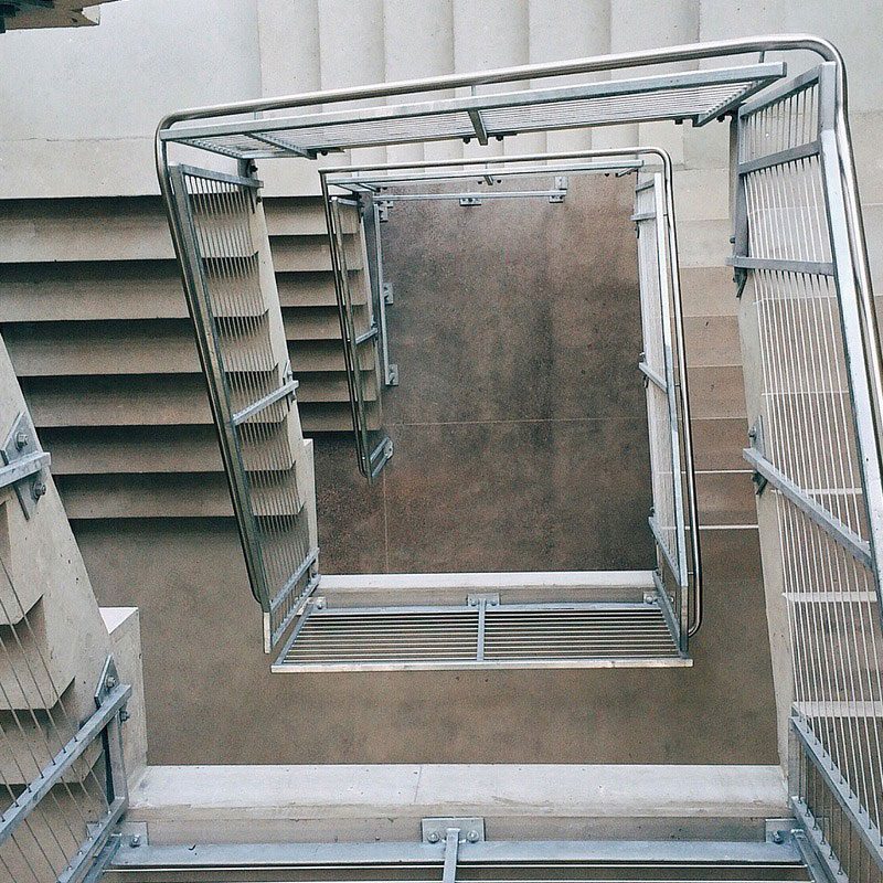 Gepflegtes Treppenhaus